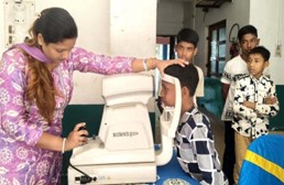 Vision Testing Session