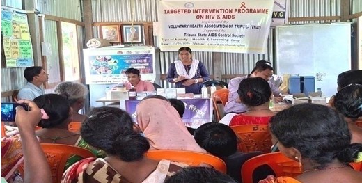 Screening Test Camp at Khowai district